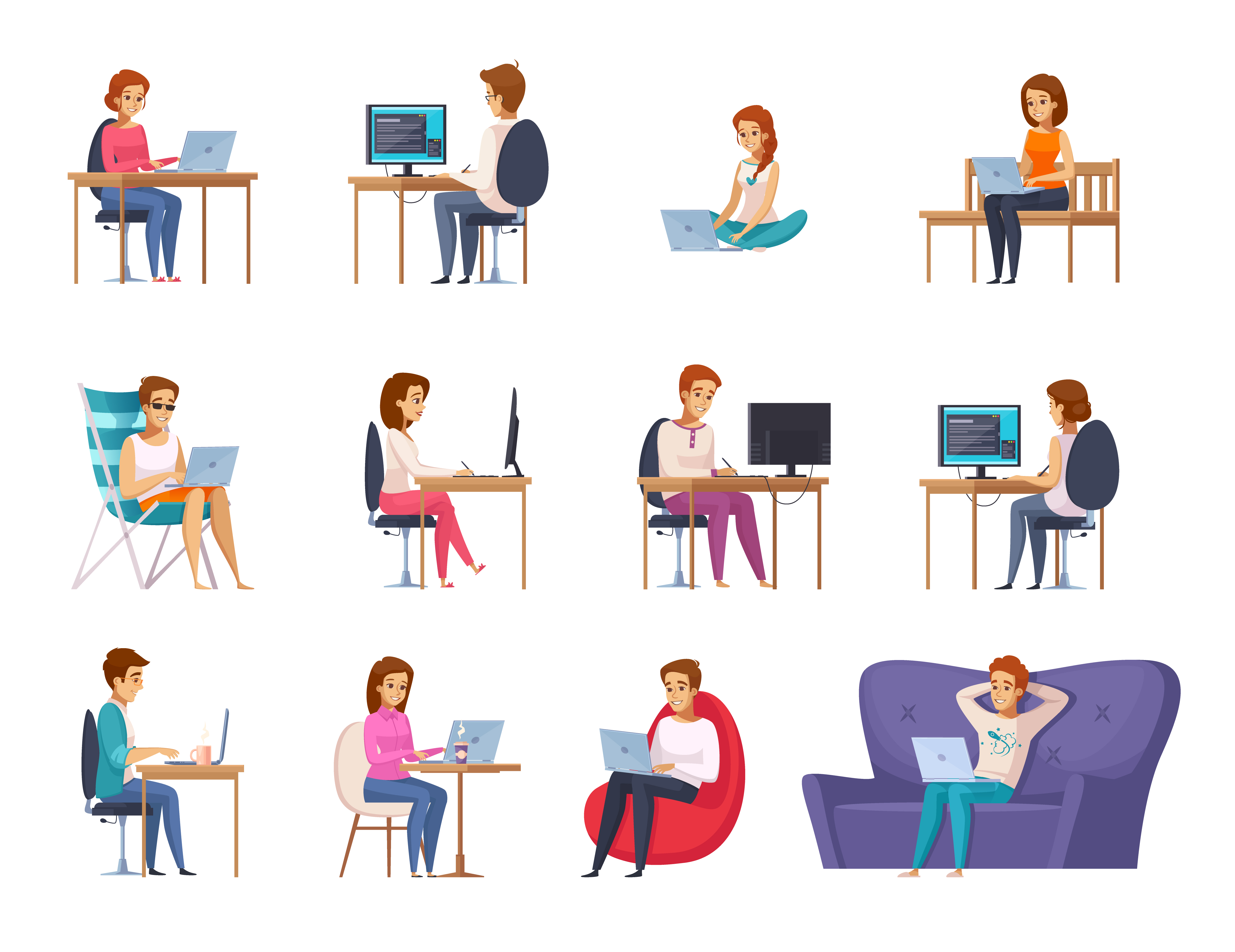 Remote working - image from freepik.com